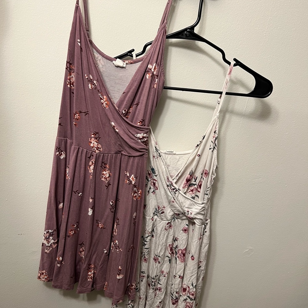 2 for 1 floral rompers